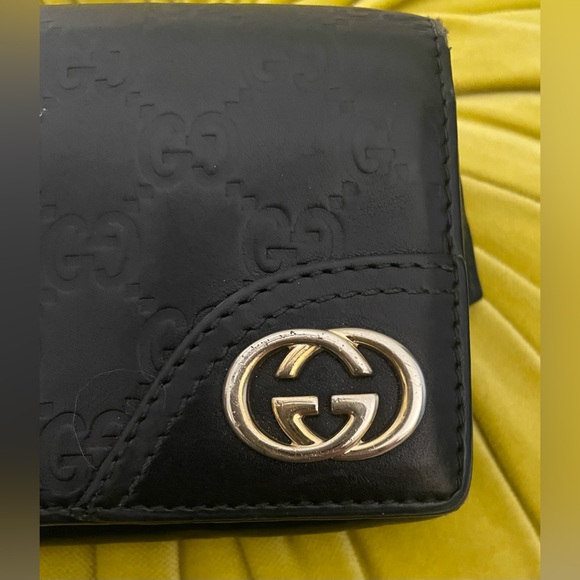 COPY - GUCCI Vintage Black Leather Wallet - Picture 8 of 8